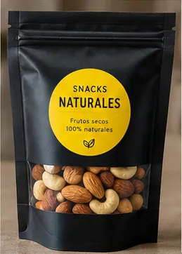 Etiqueta adhesiva para snacks