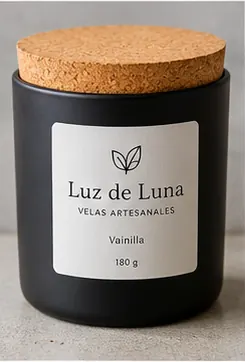 Etiqueta adhesiva para velas
