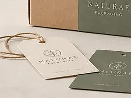 Etiqueta de papel personalizada
